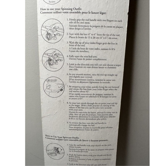 Sold New 1997 Coleman Family Fishing  Spinning/ Spinning Cast Combo Outfit - Picture 3 of 14